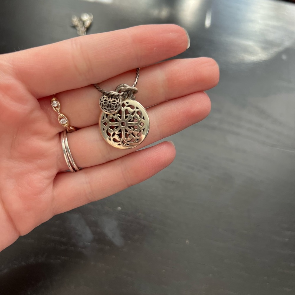 Brighton Silver Filigree Necklace and Ring Set - Picture 3 of 4